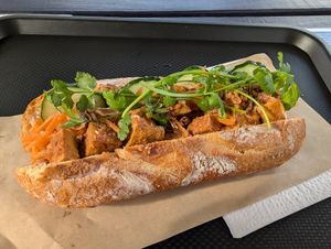 Banh mi at Saigon Shack in Rarotonga