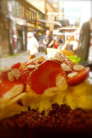 Strawberry cake! at Rupert's Street - Mobile Food Van in London