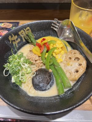 Vegan ramen  at Halal Wagyu Ramen Gyumon - Osaka Dotonbori in Osaka