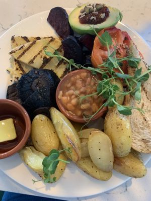 Vegan breakfastt  at Loft at Donnybrook Fair in Dundrum