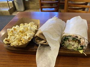 Eden Wrap. Came with popcorn    at Loving Heart in Chicago