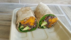 Hearty Bean Wrap at Loving Heart in Chicago
