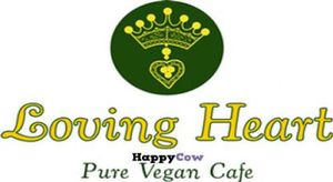 Loving Heart, 100% pure vegan cafe, Logo at Loving Heart in Chicago