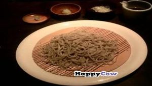 When served, just try the noodles with a pinch of salt sprinkled on them. You could appreciate the faint aroma of Soba. Then use the dipping sauce. Enjoy two flavors —subtleness & richness— in one platter. at Asahi in Tokyo