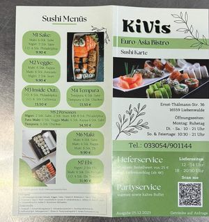  at kiVis Euro-Asia Bistro  in Liebenwalde