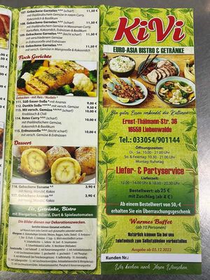  at kiVis Euro-Asia Bistro  in Liebenwalde