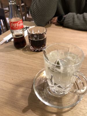 coke and brown  at Viegan in Stuttgart