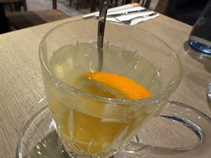 ginger tea  at Viegan in Stuttgart