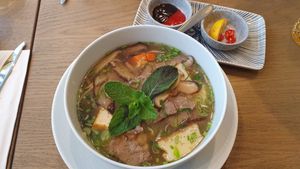 Vegan pho at Viegan in Stuttgart