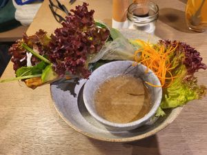 Summerrolls with Avocado at Viegan in Stuttgart