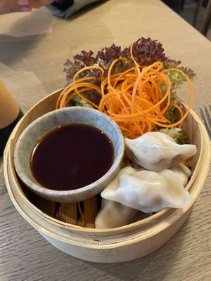 Dumplings  at Viegan in Stuttgart