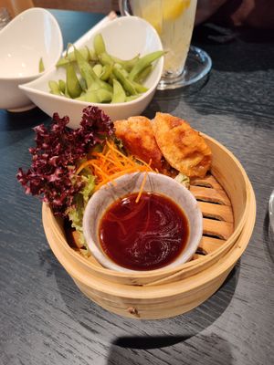 Kimchi Gyoza at Viegan in Stuttgart