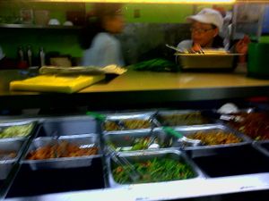 Chinese home cooking dishes  at Meow Yean Vegetarian in Sungai Petani