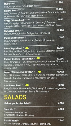 Karte1  at Burger Boutique in Hartberg