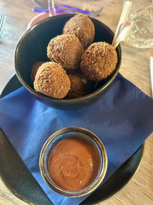 Vegan bitterballen  at Brasserie Westerkade in Goes