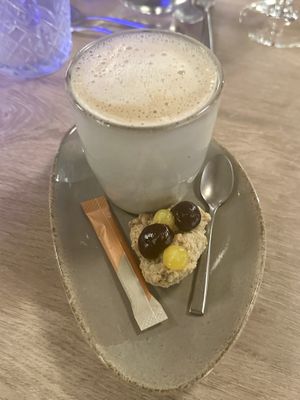 Oat milk latte  at Brasserie Westerkade in Goes
