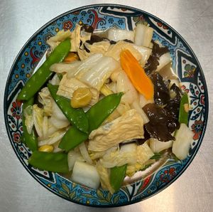 Healthy Veggies at Laughing Buddha Vegetarian Bistro in Oakland