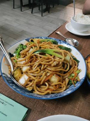  at Laughing Buddha Vegetarian Bistro in Oakland