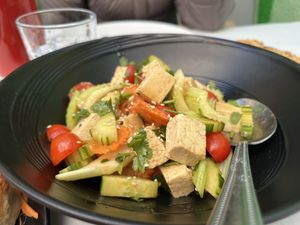 Tofu Salad  at Laughing Buddha Vegetarian Bistro in Oakland