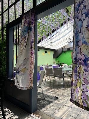   at Laughing Buddha Vegetarian Bistro in Oakland