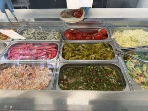 Toppings for wraps   at Shawarma Al Mouna in Ottawa