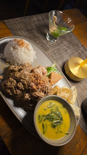 Vegan rendang at Bernadette in Seminyak