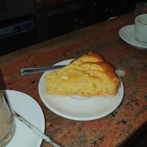 Italian apple pie at Bar Milano in Bologna
