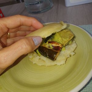 Arepa venezuelana in versione vegan con verdure (su richiesta) at Bar Milano in Bologna