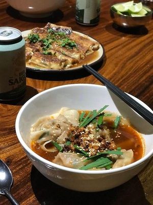 My extremely tasty home-cooked vegan dinner.  Washed down with a brilliant Saigon beer 🍻 delicious 😋 at The Common Room in Ho Chi Minh City