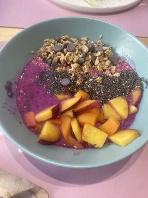 Pitaya smoothie bowl  at Smol in Lefkada