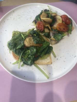 Avocado on toast   at Smol in Lefkada