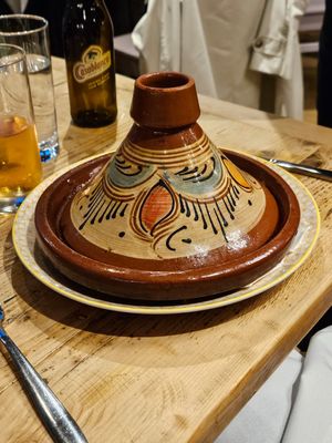 Couscous and vegetables with harissa at Al Pasha Lounge الباشا in Maidenhead