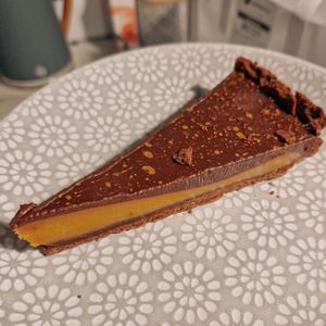 Caramel tarte at Dessert World in Birmingham