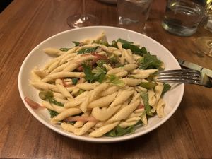 Fuscilli dish 🤤  at Rosanna's in Albany
