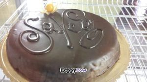 A fantastic vegan cake!
Vegan version of Sacher at La Nocciolina in Rome