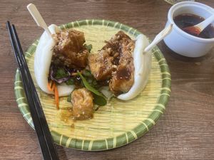 Crispy Tofu Bao Buns  at Nón Lá Kitchen in Cairns