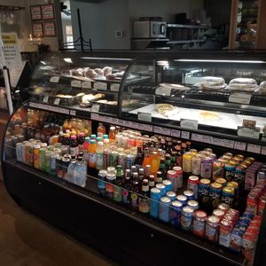 Vegan items made fresh in deli(closed in photo) at High Country Health Foods in Mariposa