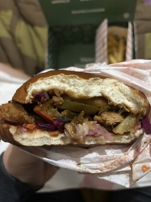 Pulled P*rk Burger #Veganuary at Neat Burger - Porta Venezia in Milan