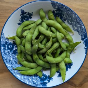 edamame at Mirakutei in Portland
