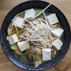 Vegetarian Ramen with tofu at Mirakutei in Portland