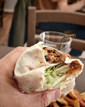 Inside kebab at Kali in Orleans