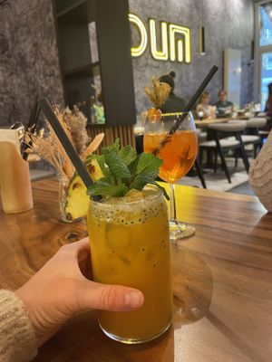 Drinks too sweet.  at Mandala Vegan Köln in Cologne