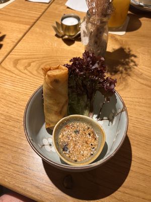 Frühlingsrolle (eine fehlt schon)  at Mandala Vegan Köln in Cologne