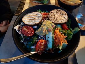 Light Vegan Salad at Aurora Cocktail Bar in Nago-torbole