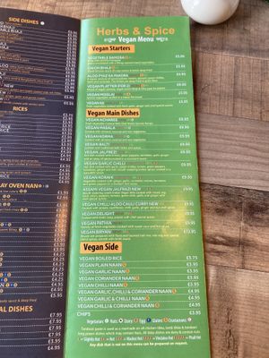   at Herbs & Spice in Atherstone