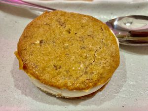 Vegan ice cream sandwich   at Tonkotsu in Bristol