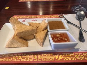 Golden Triangles   at Thai Sana in Ellsworth