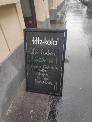 I accidentally stumbled upon this cafe on their opening day. at Bistro Deppat in Vienna