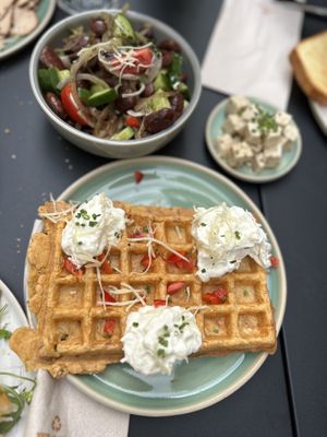Alex Waffel, Käferbohnensalat und Tofu-Feta  at Bistro Deppat in Vienna