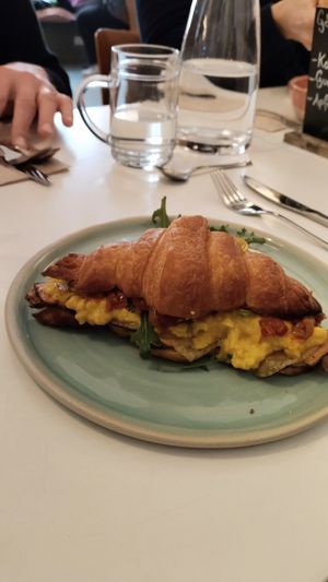 Stuffed Croissant at Bistro Deppat in Vienna